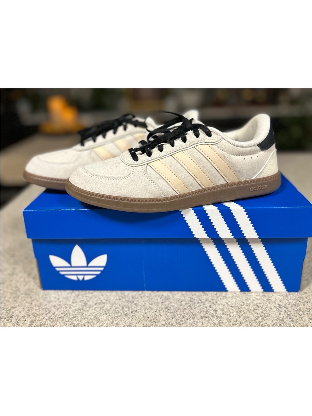 Adidas Breaknet Sleek Off White Sneakers - Size 6 NWT